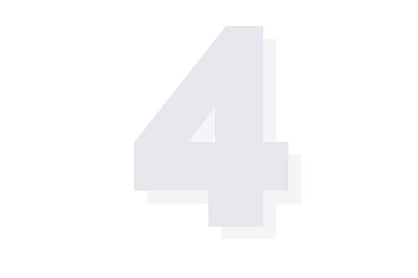 Étape 4 avec numéro 4 en grand